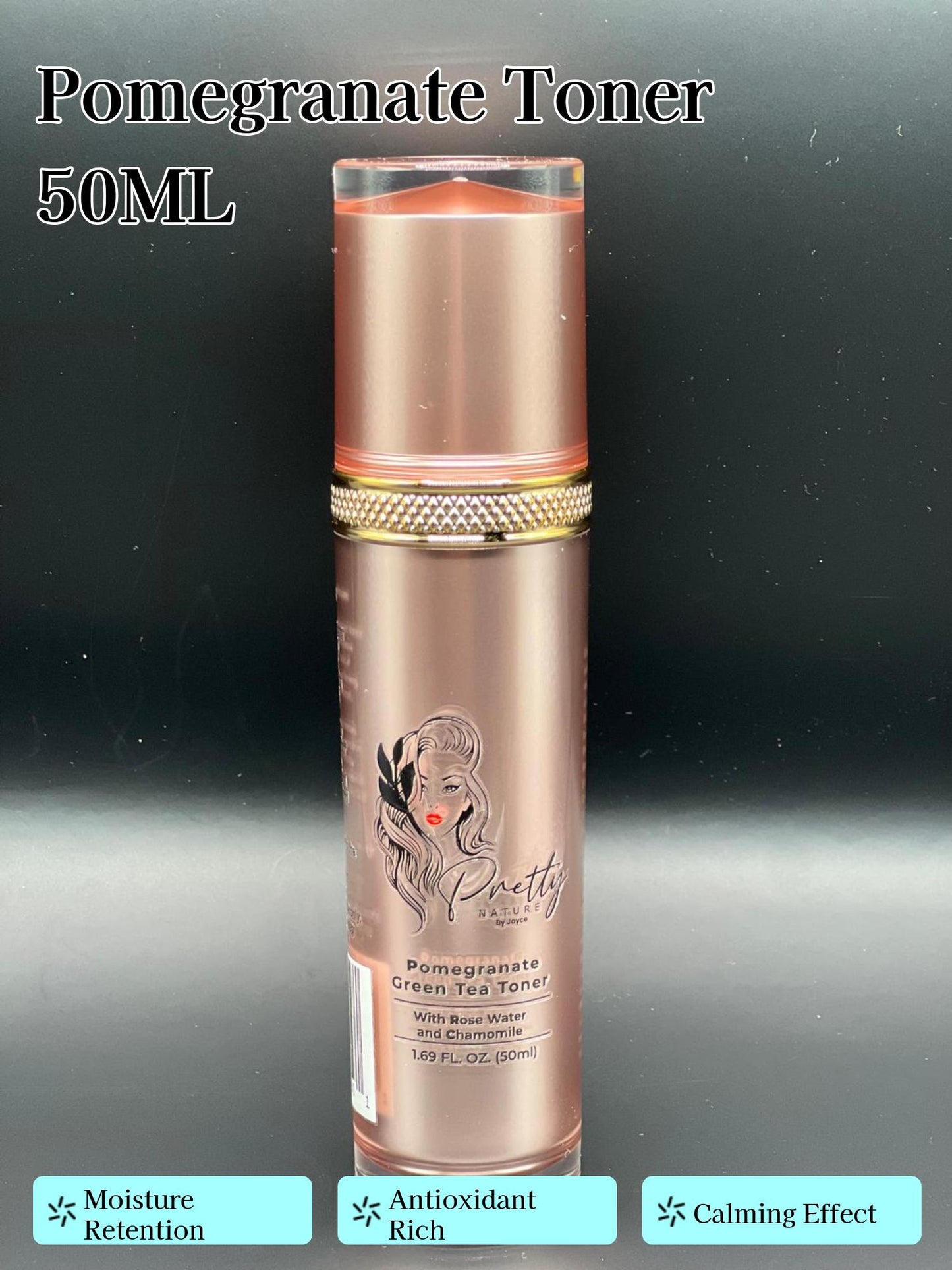 Toner with Pomegranate, Chamomile and Rose Water