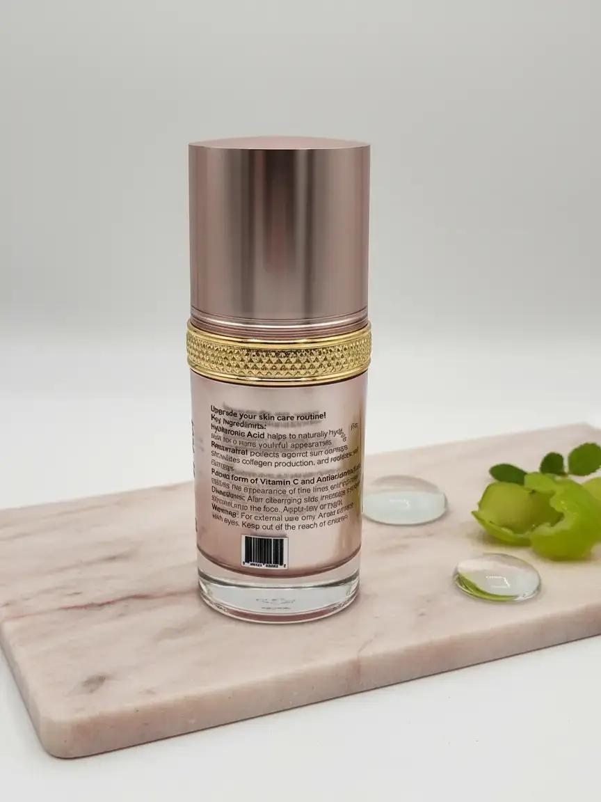 PRETTY NATURE BY JOYCE Hydrating Set with 1 Cleanser, 1Serum, & 1Eye Cream - 1 Lip Oil-Free, Paraben-Free, Hyaluronic Acid, Aloe Vera, Moisture Boosting, Anti-Aging, Radiant Skin Care Kit, Chamomile, Lightweight, Moisturizer, Glycerin